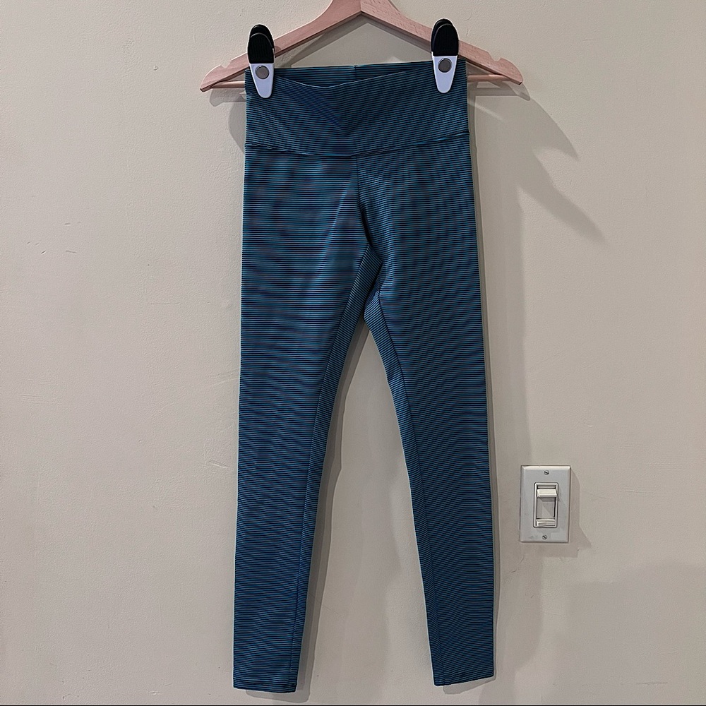BP - Green & Black Striped Yoga Pants - Size S